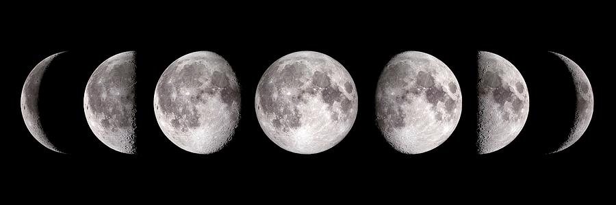 Phases Of The Moon #4 Photograph by Nasas Scientific Visualization Studio/science Photo Library