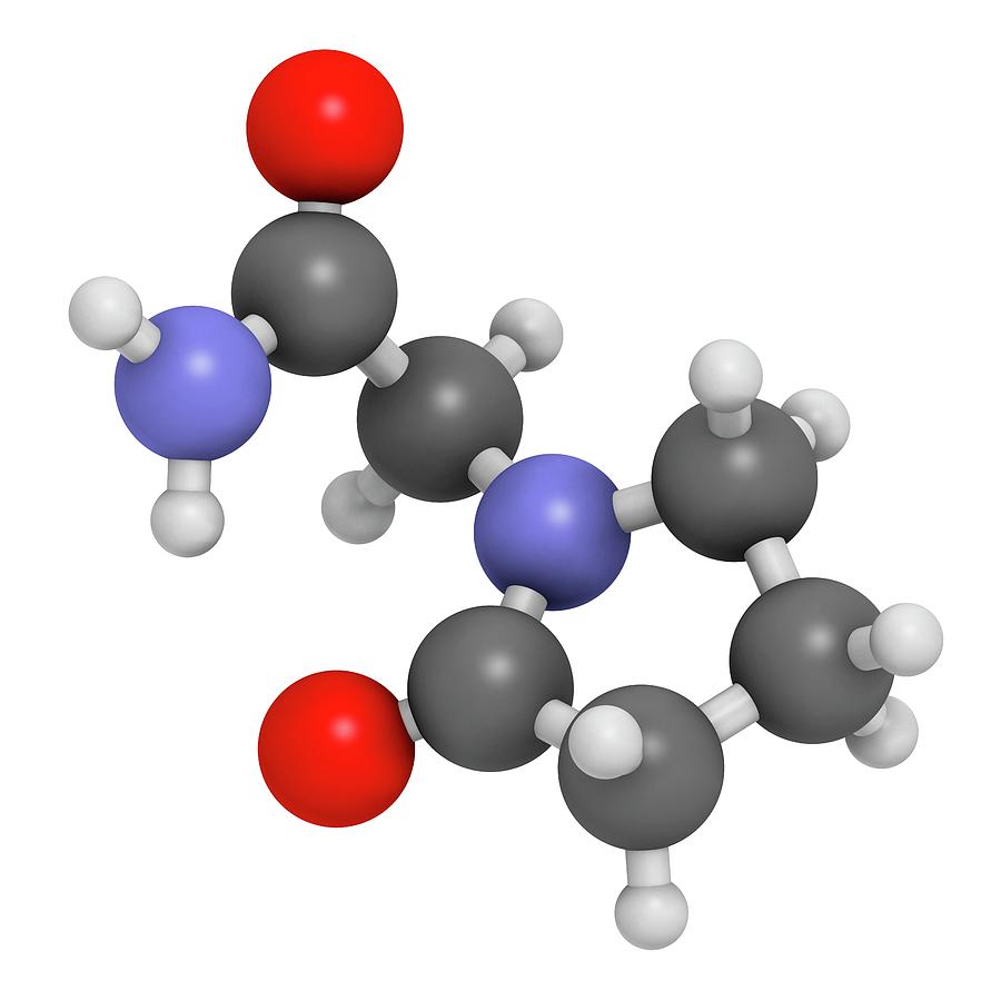 Piracetam Nootropic Drug Molecule Photograph by Molekuul - Pixels