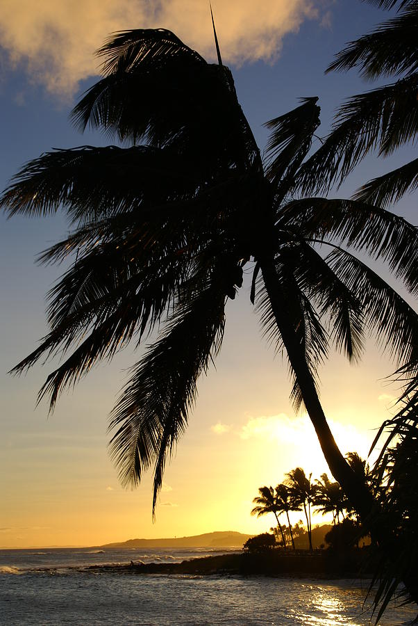 Poipu Beach Sunset #4 Photograph by Robert Lozen