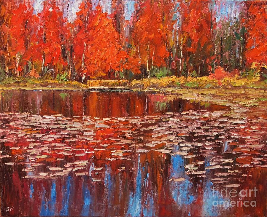 Pond Painting by Sean Wu