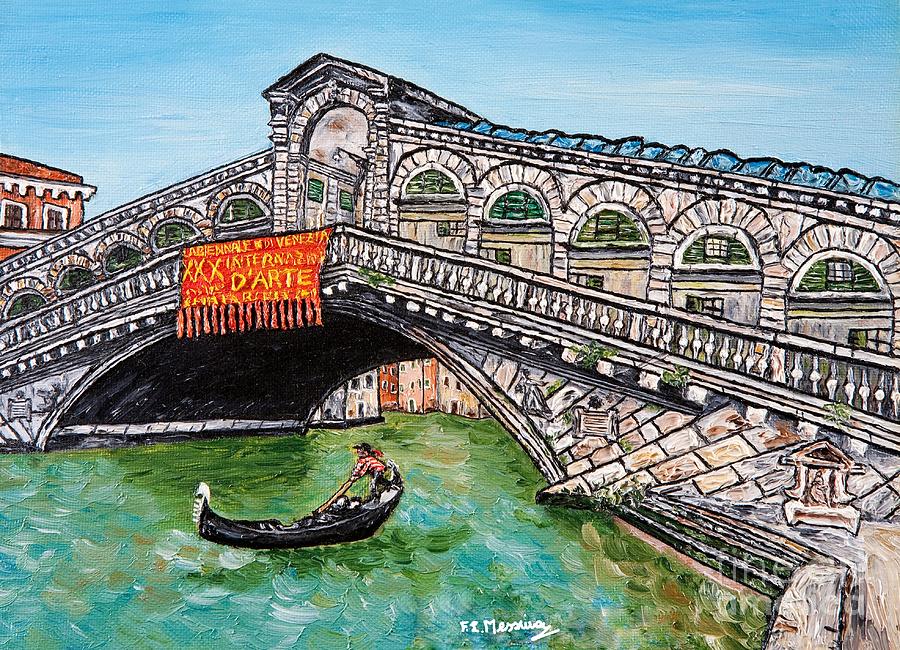 Ponte di Rialto #4 Painting by Loredana Messina