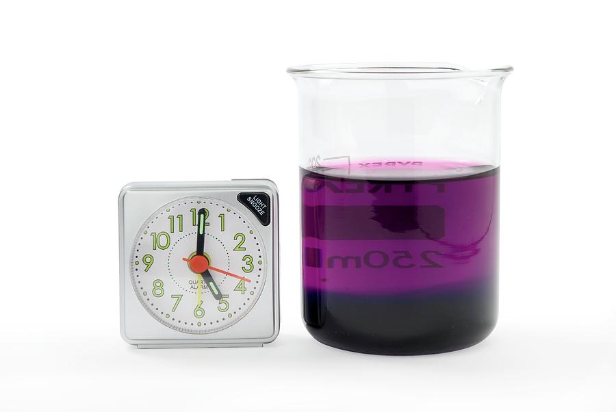 Potassium Permanganate Diffusion In Water #4 Photograph by Trevor Clifford Photography