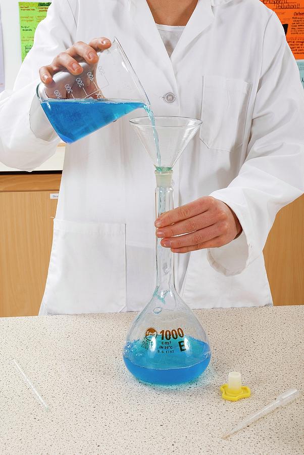 Still Life Photograph - Preparing Copper Sulphate Solution #4 by Trevor Clifford Photography