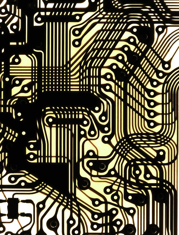 Printed Circuit #4 Photograph by Alfred Pasieka/science Photo Library