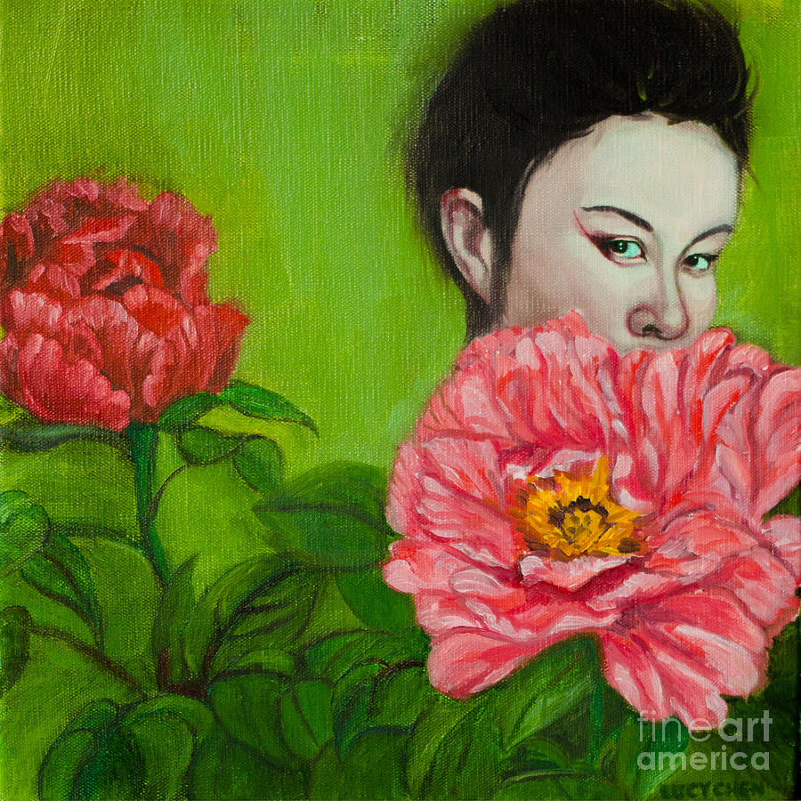 Spring Painting - Prosperity #4 by Lucy Chen