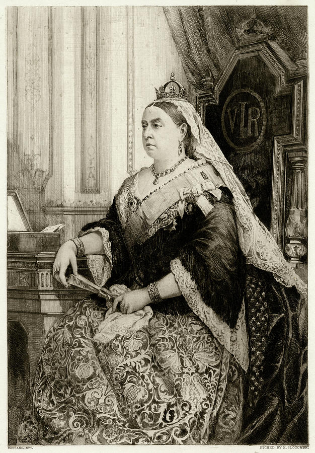 Queen Victoria Date 1819 - 1901 Drawing by Mary Evans Picture Library ...