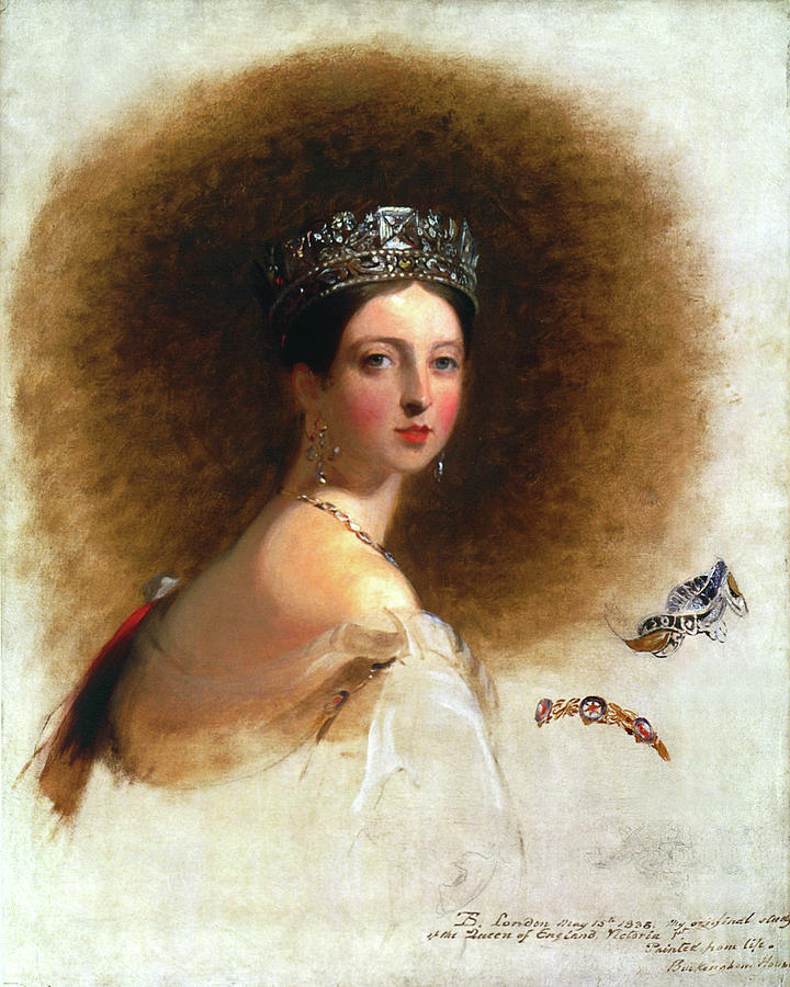 Queen Victoria (1819-1901) #4 Painting by Granger
