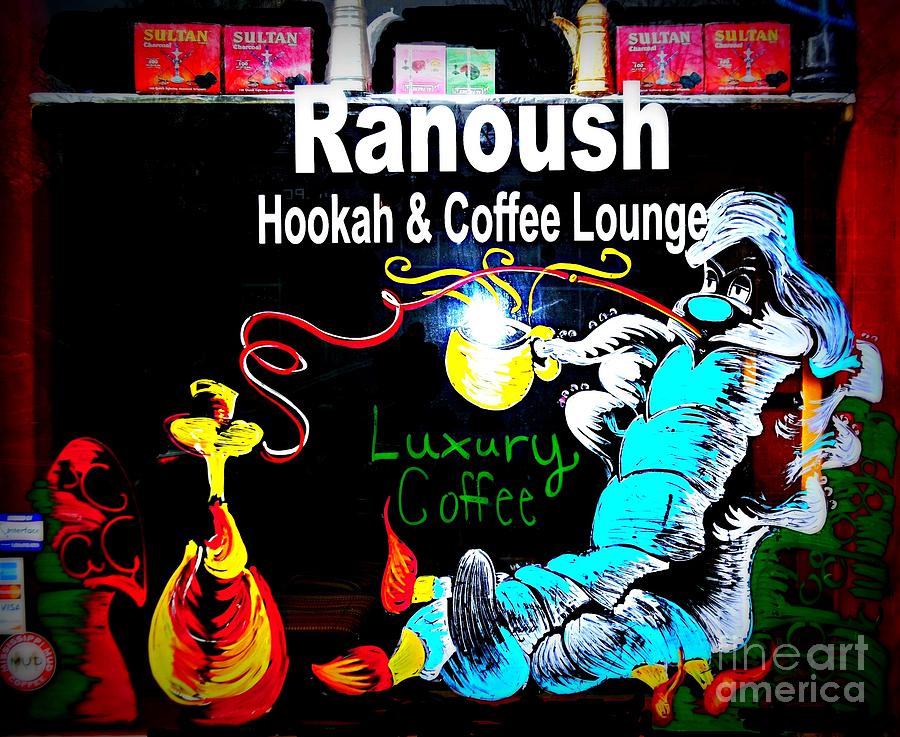 Ranoush Hookah and Coffee Lounge Photograph by Kelly Awad