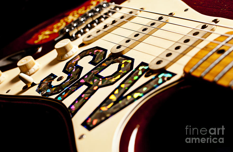 Replica Stevie Ray Vaughn Electric Guitar Artistic #4 Photograph by Jani Bryson