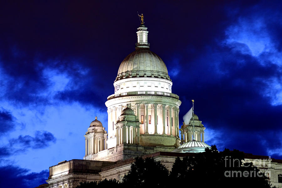 Architecture Photograph - Rhode Island State House #5 by Denis Tangney Jr