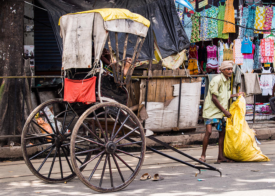 Rickshaw Of Kolkata Photograph By Guillaume Gauthereau - Pixels