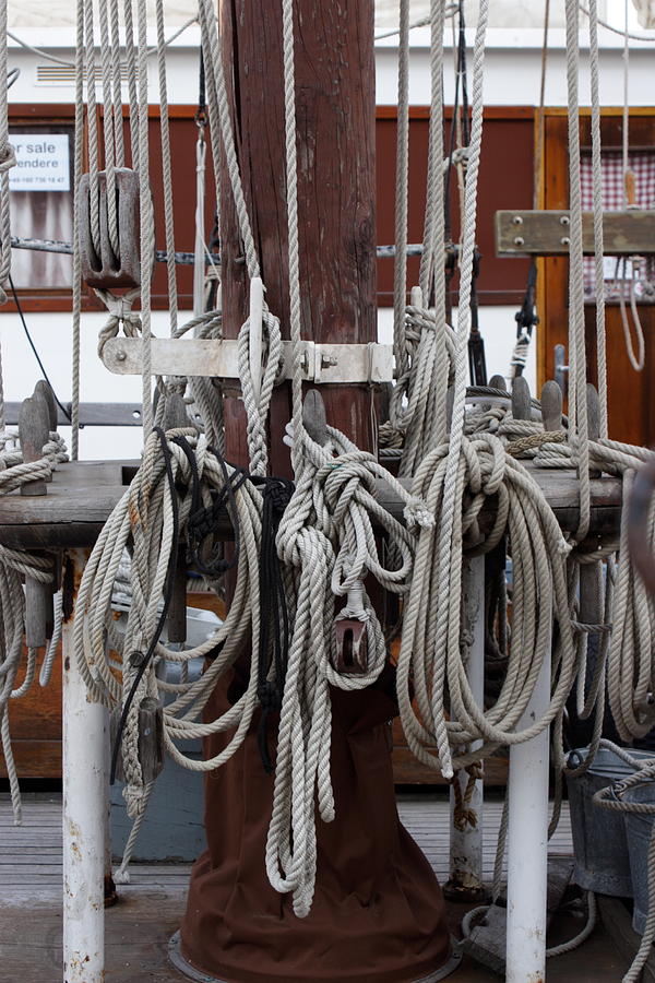 Rigging on a tall ship #4 Photograph by Ulrich Kunst And Bettina Scheidulin