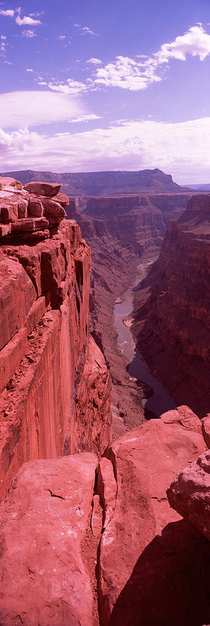 Grand Canyon National Park Photograph - River Passing Through A Canyon #4 by Panoramic Images