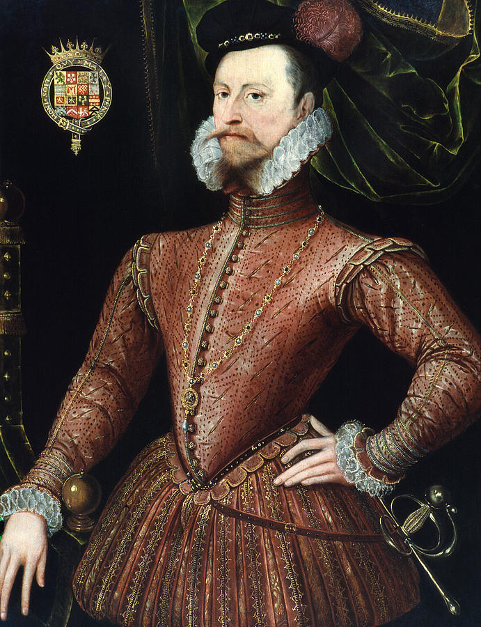 Robert Dudley (1532-1588) #4 Painting by Granger