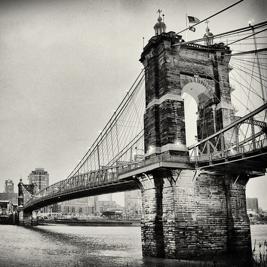 Roebling Suspension Bridge Photograph