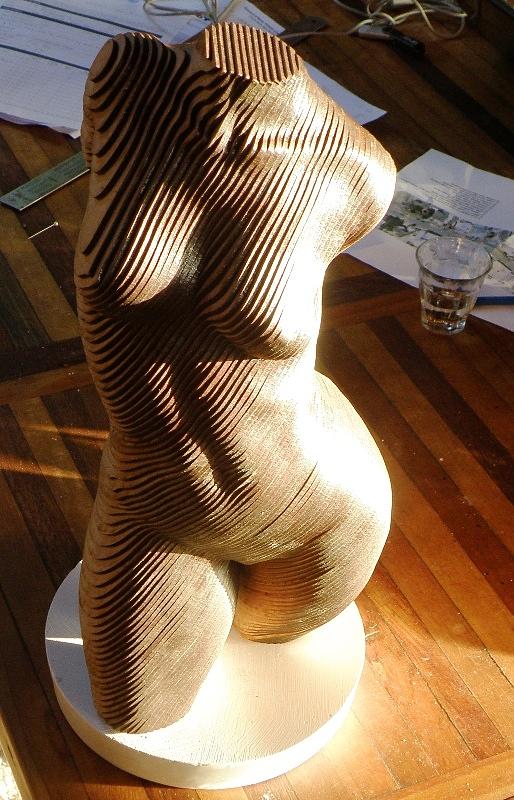 Nude Sculpture - Rosie The Topology of the Torso #5 by Olivier Duhamel