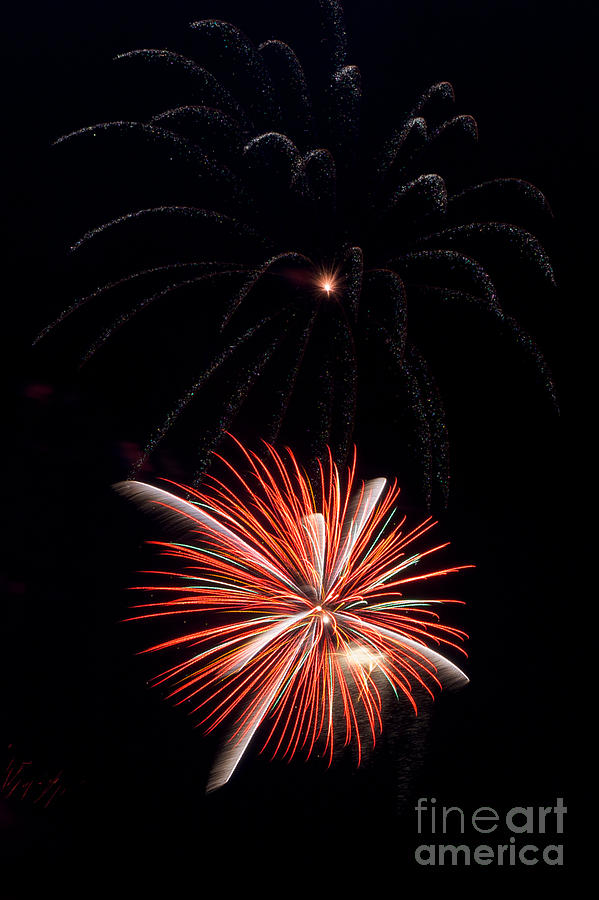 RVR Fireworks 2013 #4 Photograph by Mark Dodd