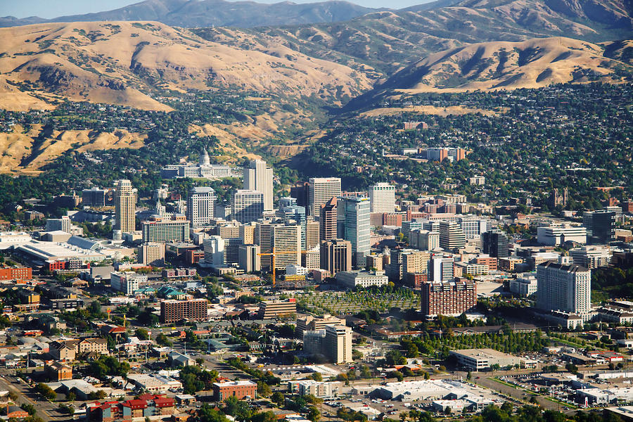 Salt Lake City Utah Usa Photograph by Douglas Pulsipher