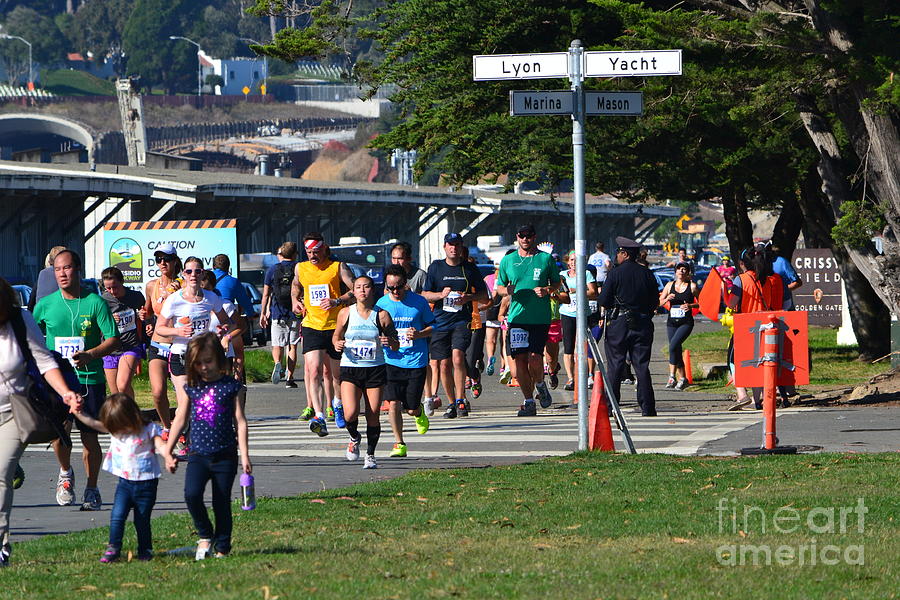 San Francisco Bridge-to-Bridge 12K Run #4 Photograph by Dean Ferreira