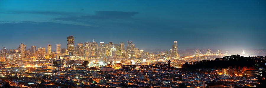 San Francisco skyline #4 Photograph by Songquan Deng