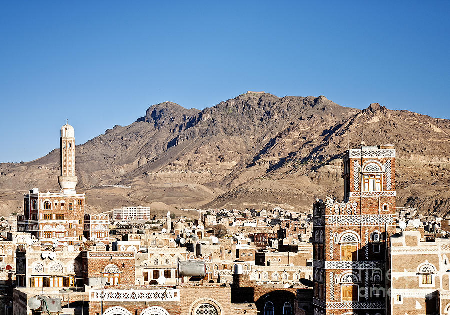 Sanaa Yemen Traditional Yemeni Architecture #4 Photograph by JM Travel Photography