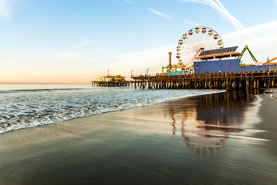 Santa Monica Pier Series Photograph by Josh Whalen - Fine Art America