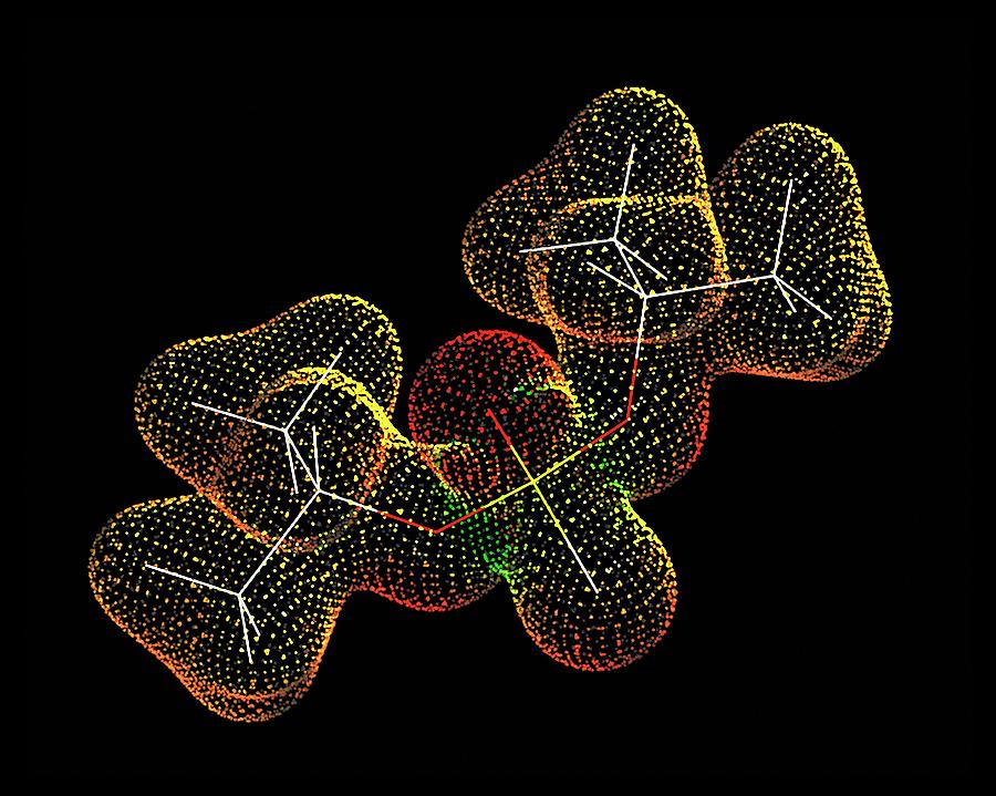 sarin-nerve-gas-molecule-photograph-by-alfred-pasieka-science-photo