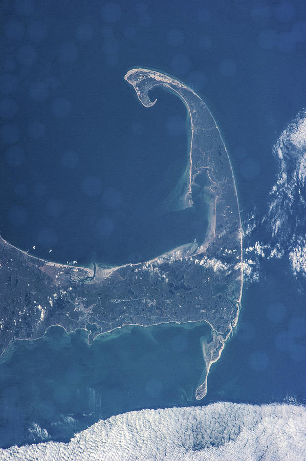 Satellite View Of Cape Cod National Photograph by Panoramic Images