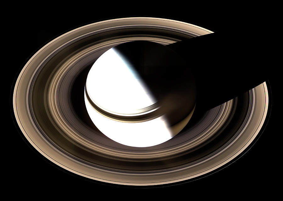 Saturns Rings #4 Photograph by Nasa/jpl/ssi/science Photo Library