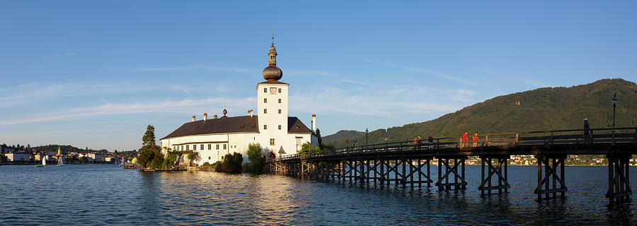 Schloss Ort On Lake Traunsee, Gmunden Photograph by Douglas Pearson