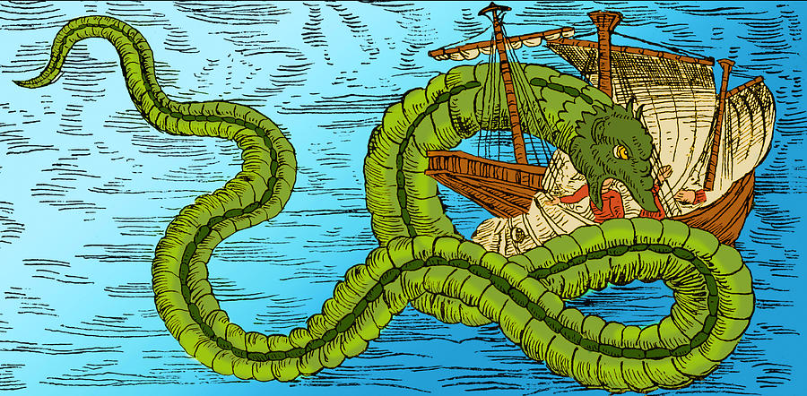 Sea Serpent, Legendary Monster #4 Photograph by Science Source