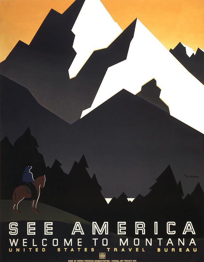 SEE AMERICA POSTER, c1937 #4 Photograph by Granger