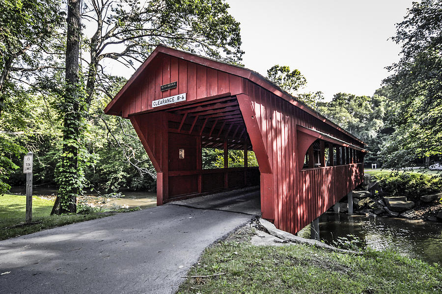 Shelby Covered Bridge #4 Photograph by Chris Smith
