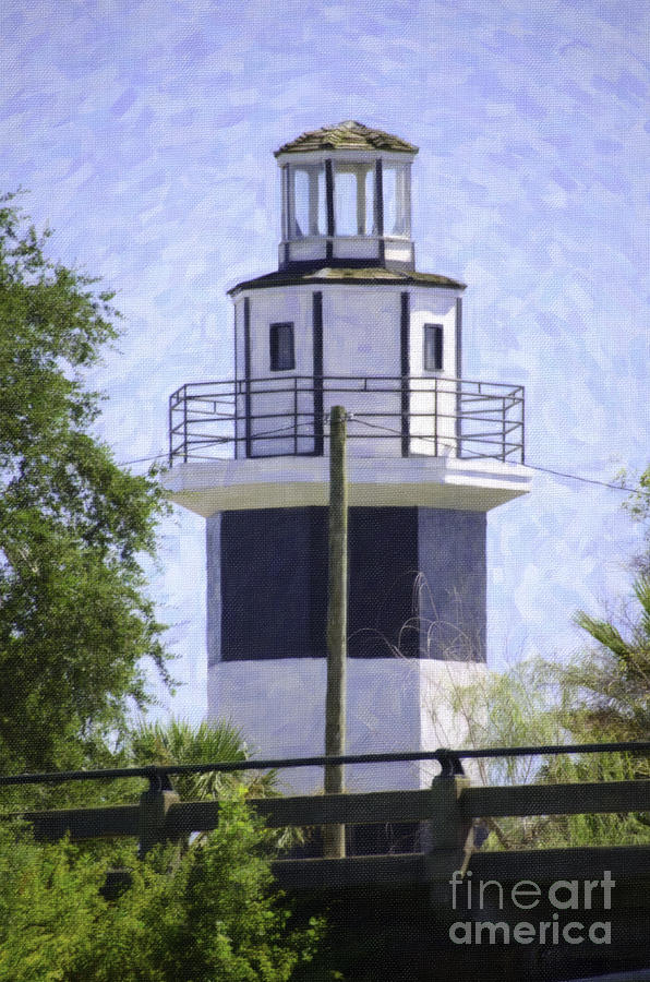 Shem Creek Lighthouse Digital Art