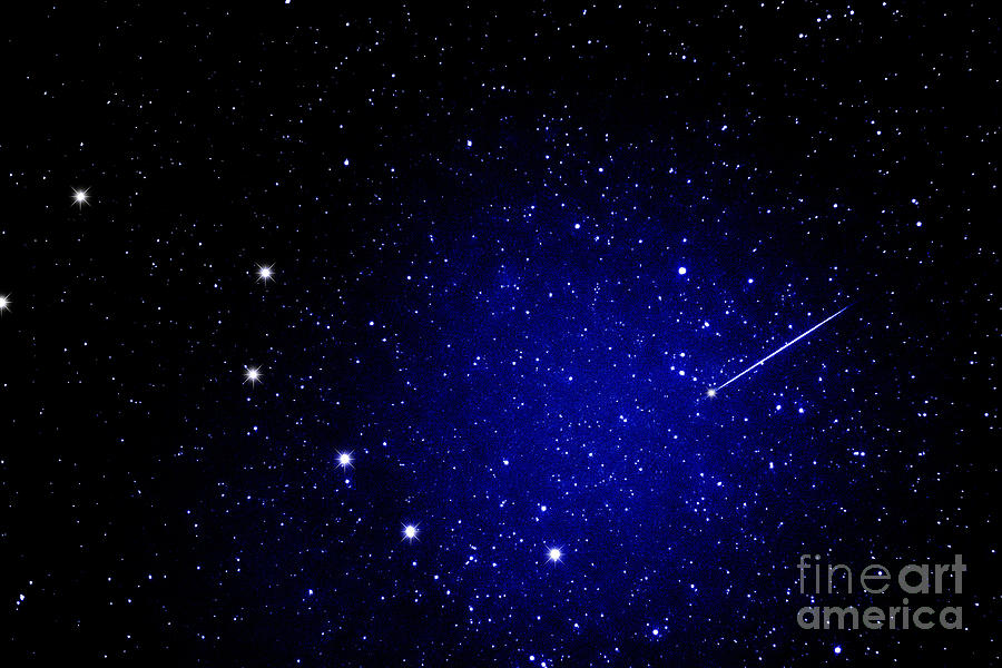 Shooting Star and Big Dipper #4 Photograph by Thomas R Fletcher