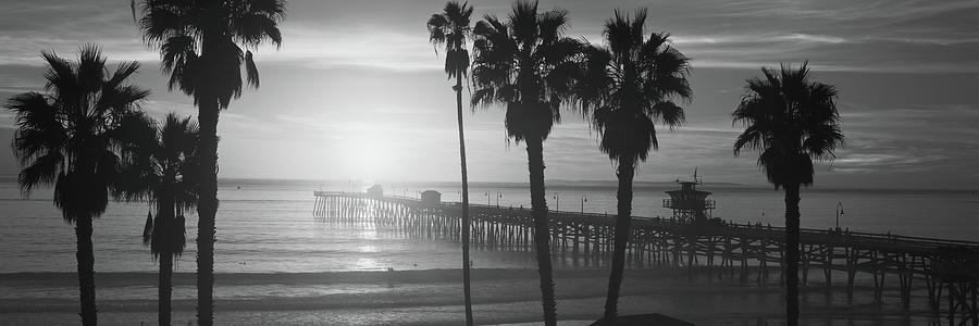 Silhouette Of A Pier, San Clemente #4 Photograph by Panoramic Images