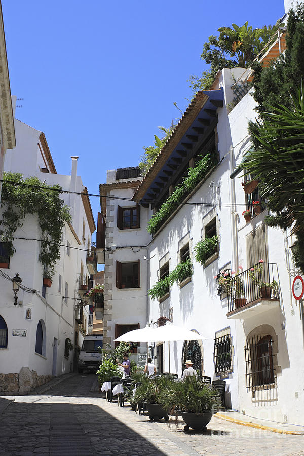The Old Town Sitges Spain Photograph by Julia Gavin