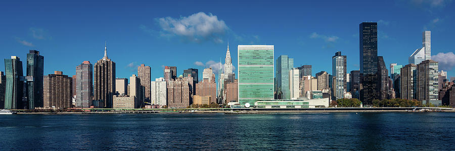 Skyline Of Midtown Manhattan Seen #4 Photograph by Panoramic Images