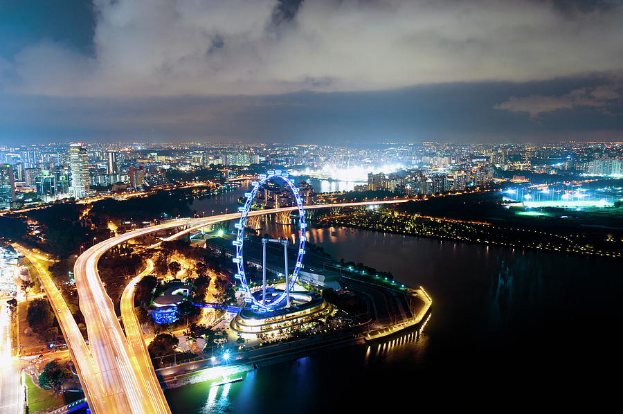 Skyline, Singapore #4 Photograph by John Harper