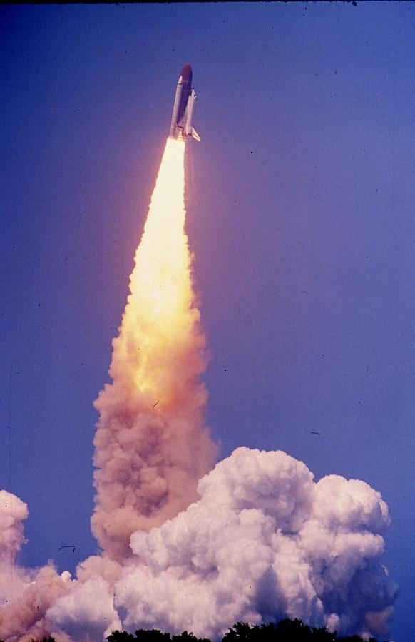 Space Photograph - Space Shuttle Challenger  #4 by Retro Images Archive