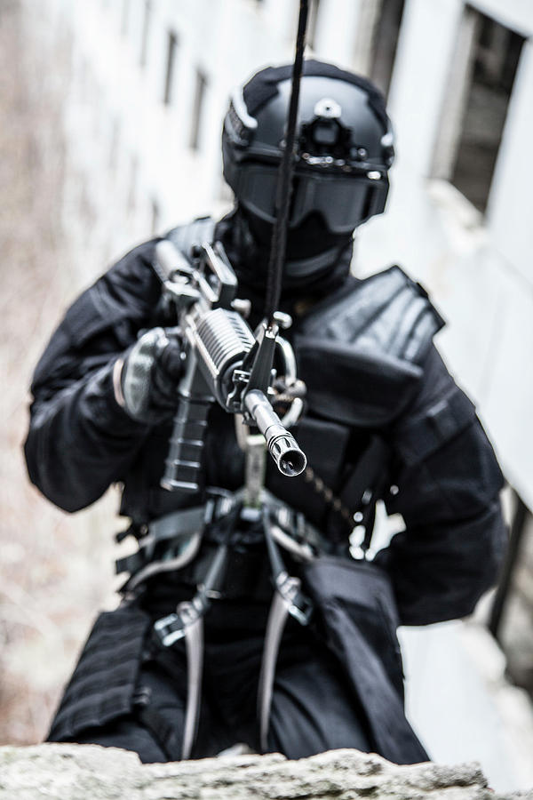 Spec Ops Police Officer Swat #4 Photograph by Oleg Zabielin