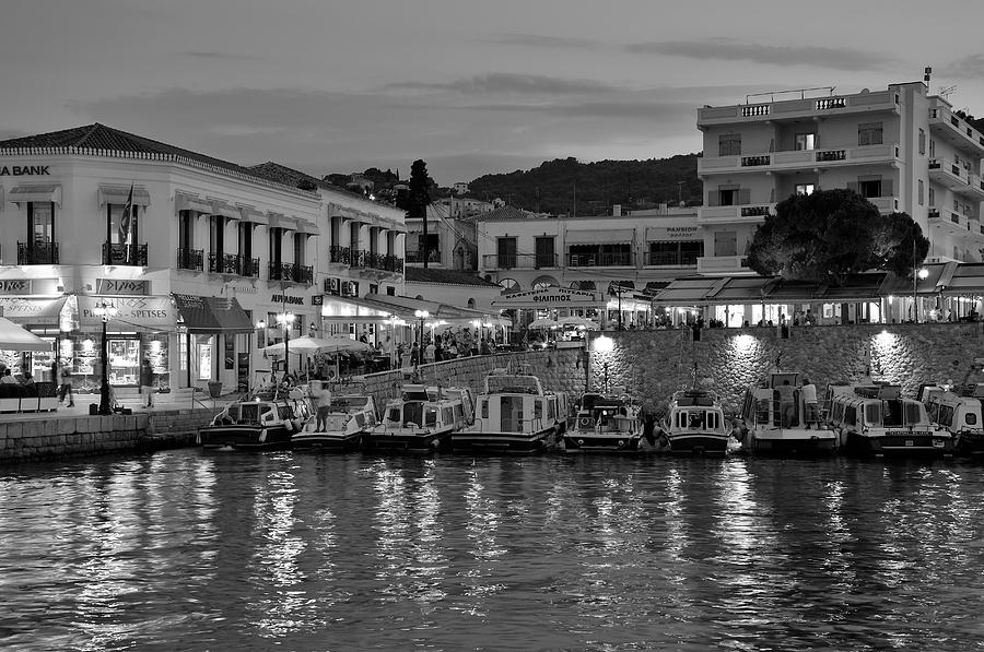 Reflections Photograph - Spetses town #6 by George Atsametakis