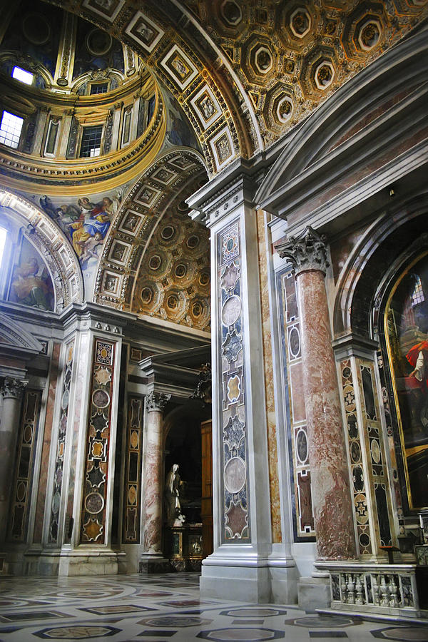 St. Peters Basilica #4 Photograph by KG Thienemann