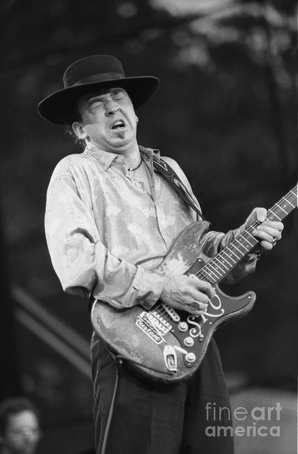 Stevie Ray Vaughan Photograph - Stevie Ray Vaughan #3 by Concert Photos
