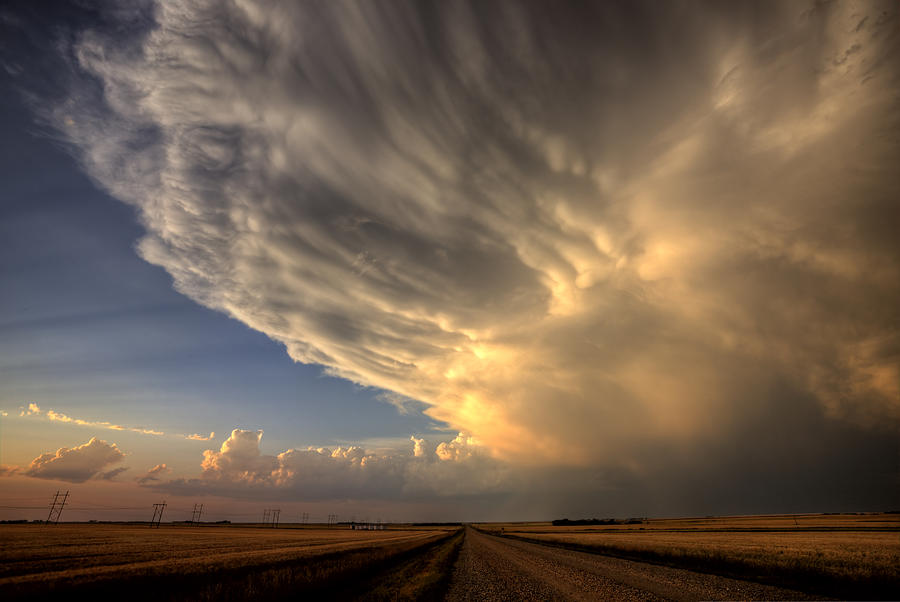 Storm Clouds Saskatchewan #4 Photograph by Mark Duffy
