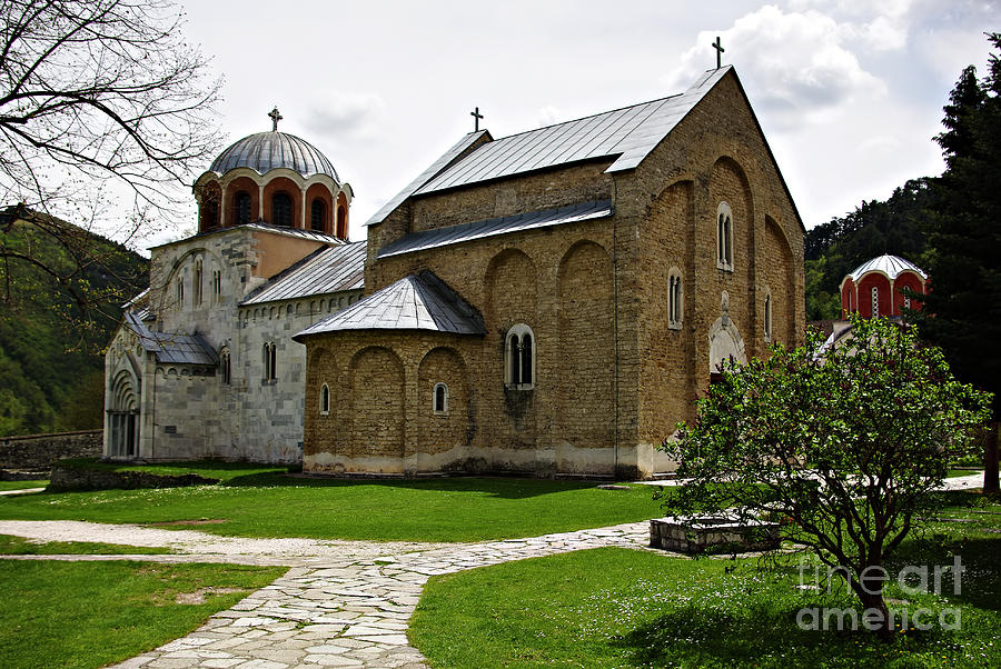Architecture Photograph - Studenica Monastery #3 by Zoran Berdjan