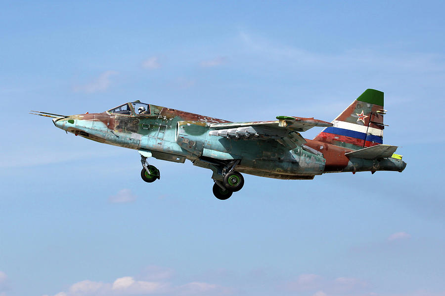 Su-25sm Attack Airplane Of Russian Air #4 Photograph by Artyom Anikeev
