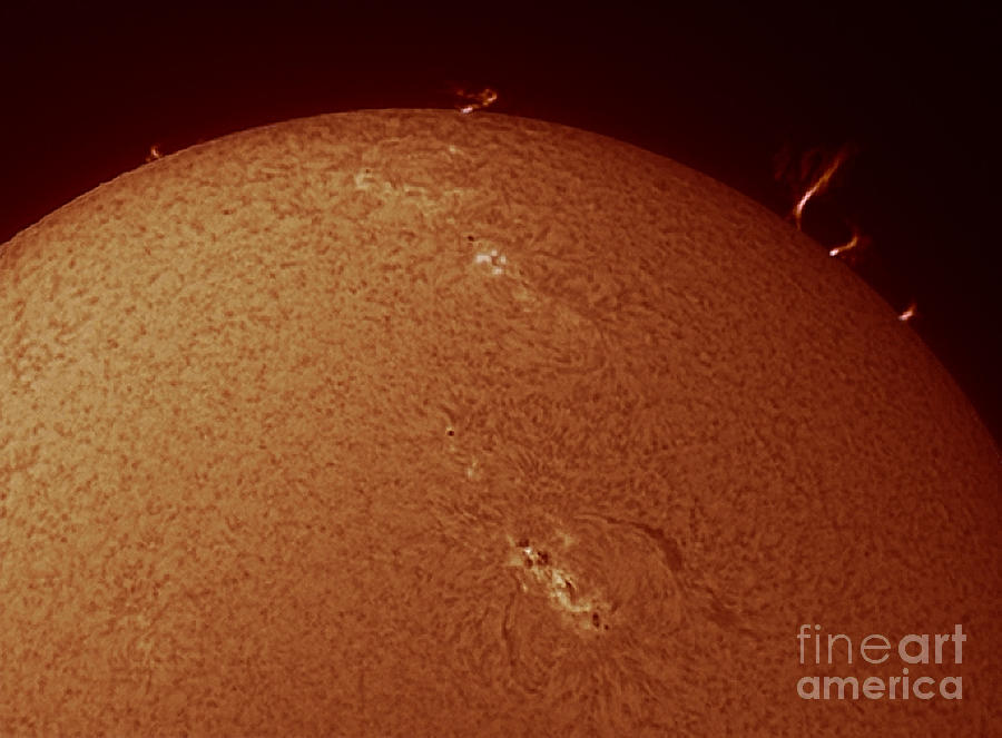 Sun In Hydrogen Alpha Light #4 Photograph by John Chumack
