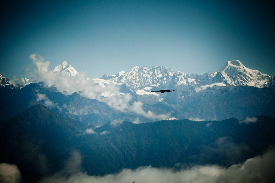 Sunrise Himalayas mountain Nepal #4 Photograph by Raimond Klavins