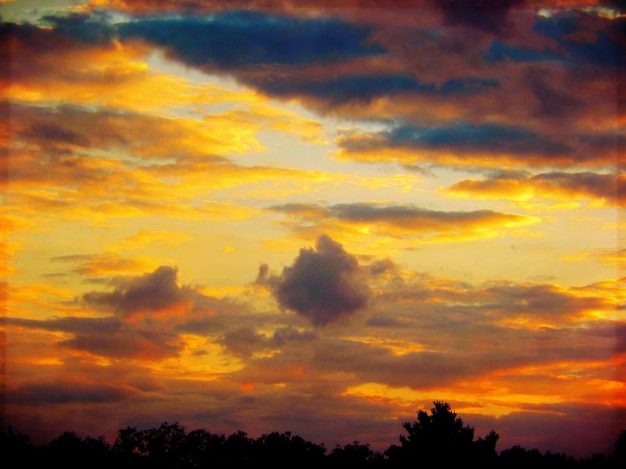 Sunset Sky by Artist Nature #5 Photograph by Lilia S
